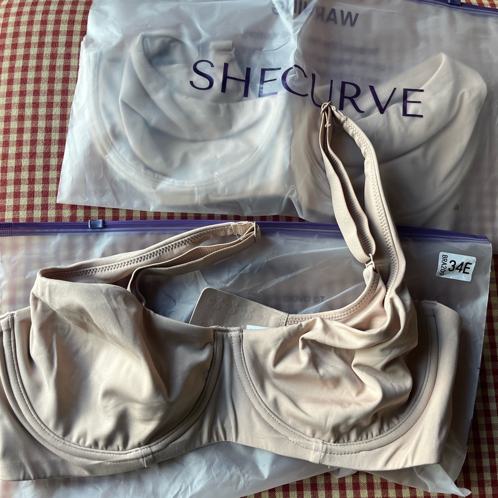 SheCurve Women's Seamless Underwire Bra in Nude